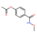 Benzamide, 4-(acetyloxy)-N-methoxy-