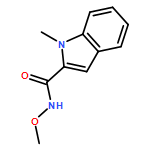 1H-Indole-2-carboxamide, N-methoxy-1-methyl-