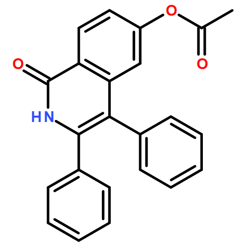 1(2H)-Isoquinolinone, 6-(acetyloxy)-3,4-diphenyl-
