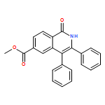 6-Isoquinolinecarboxylic acid, 1,2-dihydro-1-oxo-3,4-diphenyl-, methyl ester