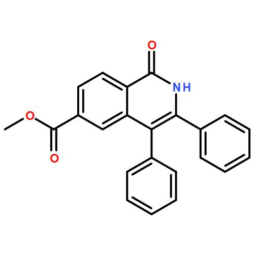 6-Isoquinolinecarboxylic acid, 1,2-dihydro-1-oxo-3,4-diphenyl-, methyl ester