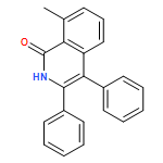 1(2H)-Isoquinolinone, 8-methyl-3,4-diphenyl-