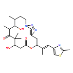 12-Oxa-1,16,17-triazabicyclo[13.2.1]octadeca-15(18),16-diene-7,11-dione, 5,9-dihydroxy-4,6,8,8-tetramethyl-13-[(1E)-1-methyl-2-(2-methyl-4-thiazolyl)ethenyl]-, (4S,5S,6R,9S,13S)-