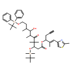 Decanoic acid, 3-[[(1,1-dimethylethyl)dimethylsilyl]oxy]-10-[[(1,1-dimethylethyl)diphenylsilyl]oxy]-7-hydroxy-4,4,6,8-tetramethyl-5-oxo-, (1S)-1-[(1E)-1-methyl-2-(2-methyl-4-thiazolyl)ethenyl]-3-butyn-1-yl ester, (3S,6R,7S,8S)-