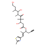 Decanoic acid, 3,7,10-trihydroxy-4,4,6,8-tetramethyl-5-oxo-, (1S)-1-[(1E)-1-methyl-2-(2-methyl-4-thiazolyl)ethenyl]-3-butyn-1-yl ester, (3S,6R,7S,8S)-
