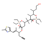 Decanoic acid, 10-hydroxy-4,4,6,8-tetramethyl-5-oxo-3,7-bis[(triethylsilyl)oxy]-, (1S)-1-[(1E)-1-methyl-2-(2-methyl-4-thiazolyl)ethenyl]-3-butyn-1-yl ester, (3S,6R,7S,8S)-