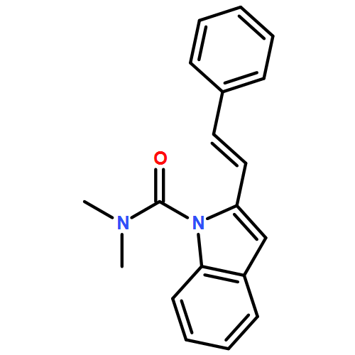 1H-Indole-1-carboxamide, N,N-dimethyl-2-[(1E)-2-phenylethenyl]-