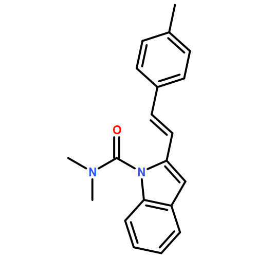 1H-Indole-1-carboxamide, N,N-dimethyl-2-[(1E)-2-(4-methylphenyl)ethenyl]-