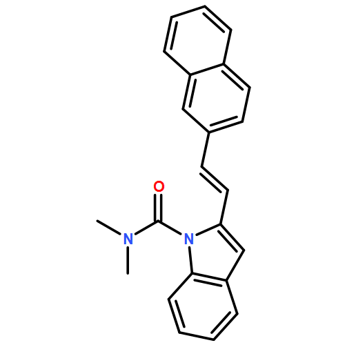 1H-Indole-1-carboxamide, N,N-dimethyl-2-[(1E)-2-(2-naphthalenyl)ethenyl]-