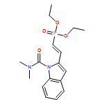 Phosphonic acid, P-[(1E)-2-[1-[(dimethylamino)carbonyl]-1H-indol-2-yl]ethenyl]-, diethyl ester