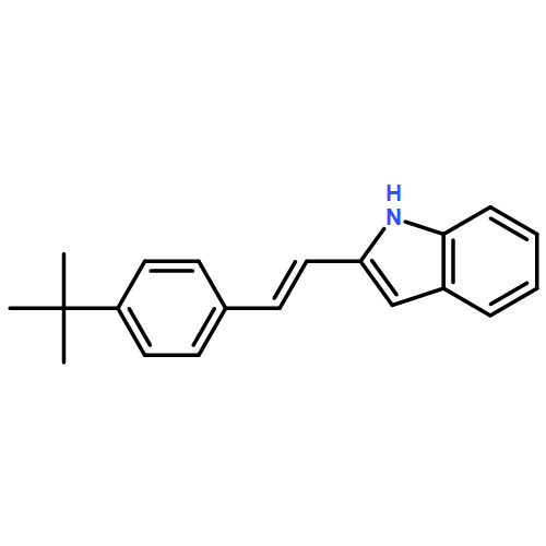 1H-Indole, 2-[(1E)-2-[4-(1,1-dimethylethyl)phenyl]ethenyl]-