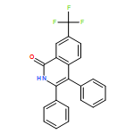 1(2H)-Isoquinolinone, 3,4-diphenyl-7-(trifluoromethyl)-