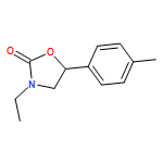 2-Oxazolidinone, 3-ethyl-5-(4-methylphenyl)-