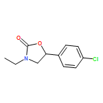 2-Oxazolidinone, 5-(4-chlorophenyl)-3-ethyl-