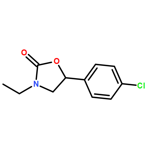 2-Oxazolidinone, 5-(4-chlorophenyl)-3-ethyl-