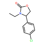 2-Oxazolidinone, 4-(4-chlorophenyl)-3-ethyl-