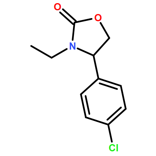 2-Oxazolidinone, 4-(4-chlorophenyl)-3-ethyl-