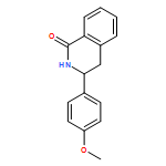 1(2H)-Isoquinolinone, 3,4-dihydro-3-(4-methoxyphenyl)-