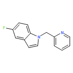 1H-Indole, 5-fluoro-1-(2-pyridinylmethyl)-