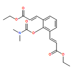 2-Propenoic acid, 3,3'-[2-[[(dimethylamino)carbonyl]oxy]-1,3-phenylene]bis-, 1,1'-diethyl ester, (2E,2'E)-