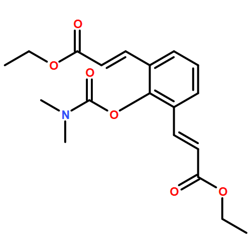 2-Propenoic acid, 3,3'-[2-[[(dimethylamino)carbonyl]oxy]-1,3-phenylene]bis-, 1,1'-diethyl ester, (2E,2'E)-