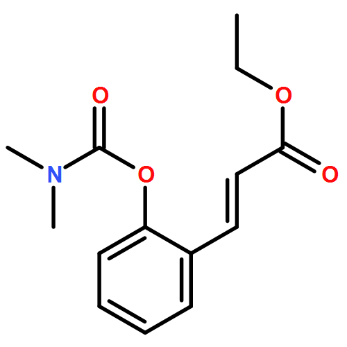 2-Propenoic acid, 3-[2-[[(dimethylamino)carbonyl]oxy]phenyl]-, ethyl ester, (2E)-