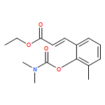 2-Propenoic acid, 3-[2-[[(dimethylamino)carbonyl]oxy]-3-methylphenyl]-, ethyl ester, (2E)-
