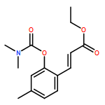 2-Propenoic acid, 3-[2-[[(dimethylamino)carbonyl]oxy]-4-methylphenyl]-, ethyl ester, (2E)-