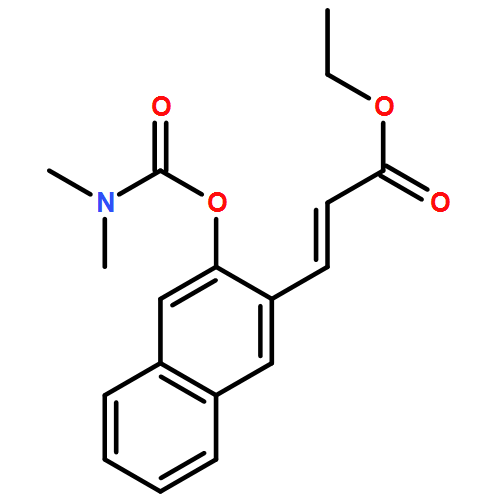 2-Propenoic acid, 3-[3-[[(dimethylamino)carbonyl]oxy]-2-naphthalenyl]-, ethyl ester, (2E)-