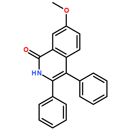1(2H)-Isoquinolinone, 7-methoxy-3,4-diphenyl-