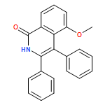 1(2H)-Isoquinolinone, 5-methoxy-3,4-diphenyl-