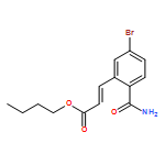 2-Propenoic acid, 3-[2-(aminocarbonyl)-5-bromophenyl]-, butyl ester, (2E)-