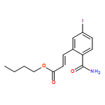 2-Propenoic acid, 3-[2-(aminocarbonyl)-5-iodophenyl]-, butyl ester, (2E)-