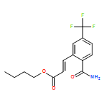 2-Propenoic acid, 3-[2-(aminocarbonyl)-5-(trifluoromethyl)phenyl]-, butyl ester, (2E)-