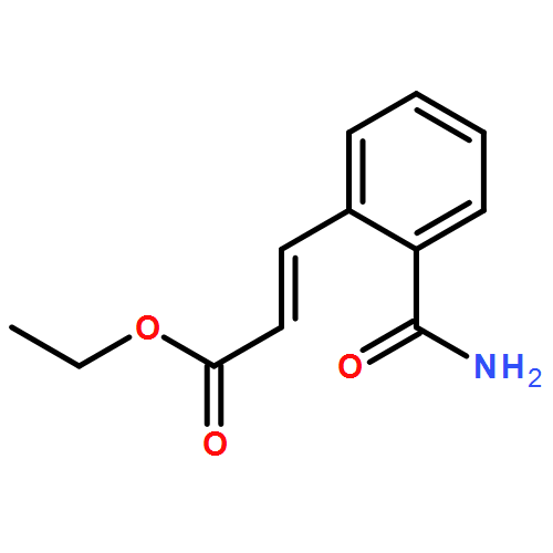 2-Propenoic acid, 3-[2-(aminocarbonyl)phenyl]-, ethyl ester, (2E)-