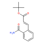 2-Propenoic acid, 3-[2-(aminocarbonyl)phenyl]-, 1,1-dimethylethyl ester, (2E)-
