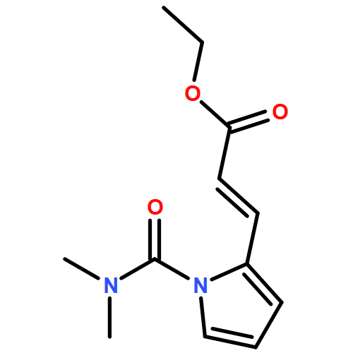2-Propenoic acid, 3-[1-[(dimethylamino)carbonyl]-1H-pyrrol-2-yl]-, ethyl ester, (2E)-