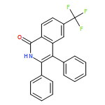 1(2H)-Isoquinolinone, 3,4-diphenyl-6-(trifluoromethyl)-