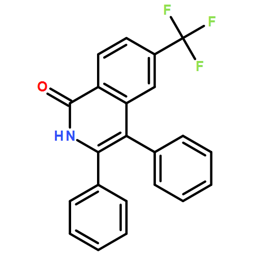 1(2H)-Isoquinolinone, 3,4-diphenyl-6-(trifluoromethyl)-