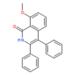 1(2H)-Isoquinolinone, 8-methoxy-3,4-diphenyl-