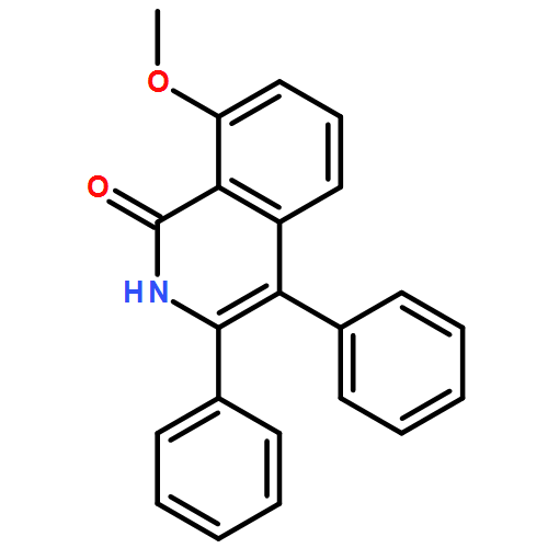 1(2H)-Isoquinolinone, 8-methoxy-3,4-diphenyl-