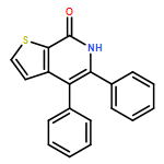 Thieno[2,3-c]pyridin-7(6H)-one, 4,5-diphenyl-
