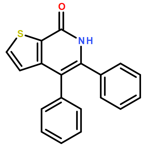 Thieno[2,3-c]pyridin-7(6H)-one, 4,5-diphenyl-