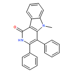 1H-Pyrido[4,3-b]indol-1-one, 2,5-dihydro-5-methyl-3,4-diphenyl-