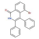 1(2H)-Isoquinolinone, 5-bromo-3,4-diphenyl-