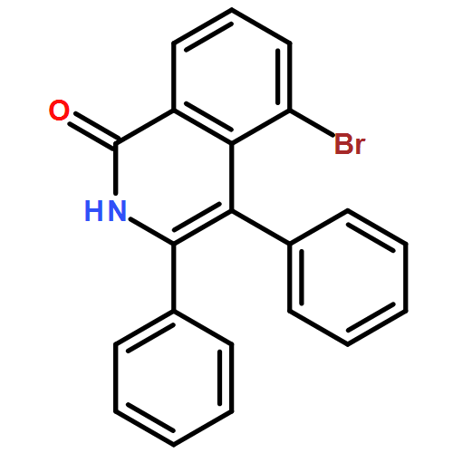 1(2H)-Isoquinolinone, 5-bromo-3,4-diphenyl-