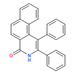 Benz[f]isoquinolin-4(3H)-one, 1,2-diphenyl-