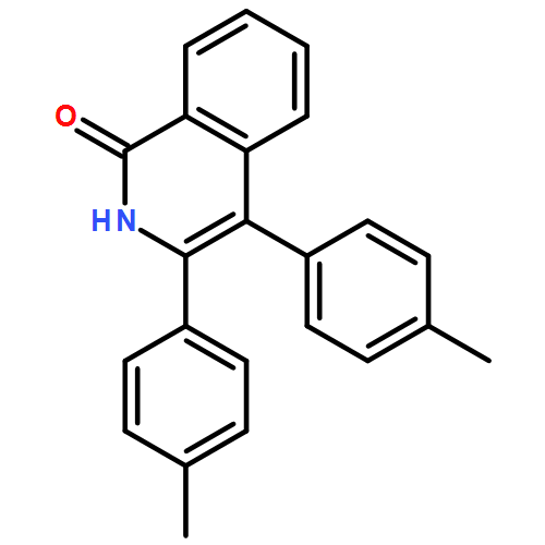 1(2H)-Isoquinolinone, 3,4-bis(4-methylphenyl)-