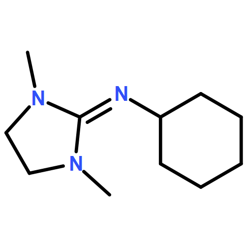 Cyclohexanamine, N-(1,3-dimethyl-2-imidazolidinylidene)-