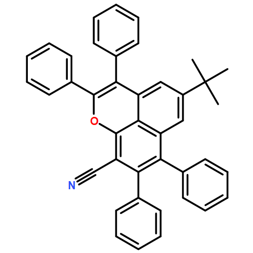 Naphtho[1,8-bc]pyran-9-carbonitrile, 5-(1,1-dimethylethyl)-2,3,7,8-tetraphenyl-
